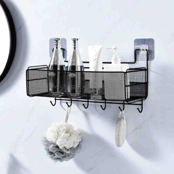 Mesh Rack With Hooks